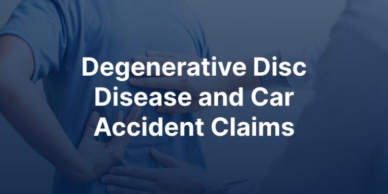 Can Car Accidents Cause Degenerative Disc Disease?